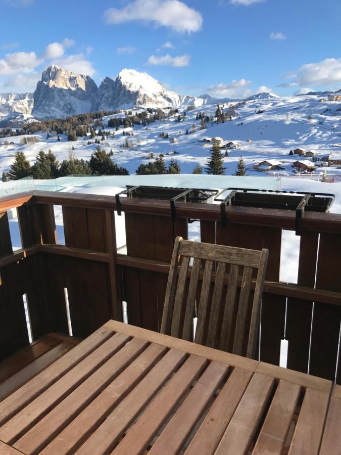 Appartamento con vista sull'Alpe di Siusi Bulla Esterno foto